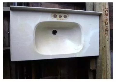 35" Composite Sink Top