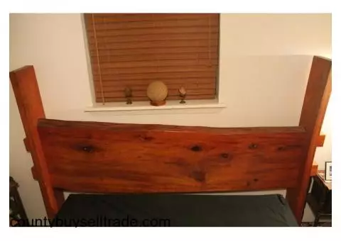 HANDMADE CYPRESS HEADBOARD