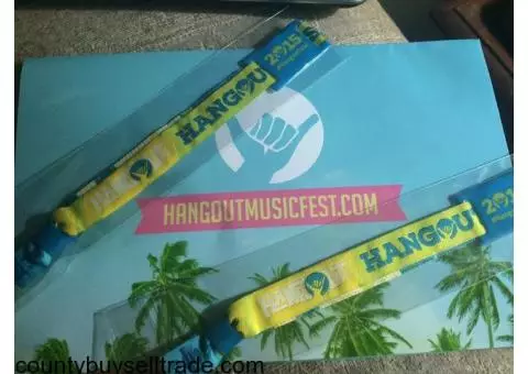 HANGOUT MUSIC FEST 2015 TICKETS FOR SALE