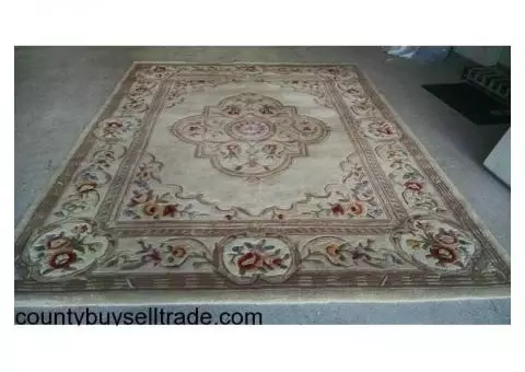 Royal Palace Hand Made QVC Wool Rug 7'x9'