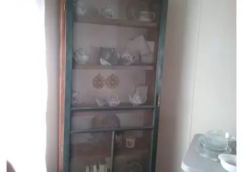 Country curio cabinet