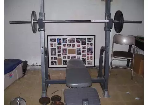 weight lifting bench