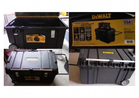 DEWALT STORAGE CONTAINER & SEWARD CHEST