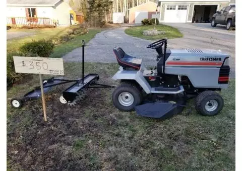 Riding lawnmower