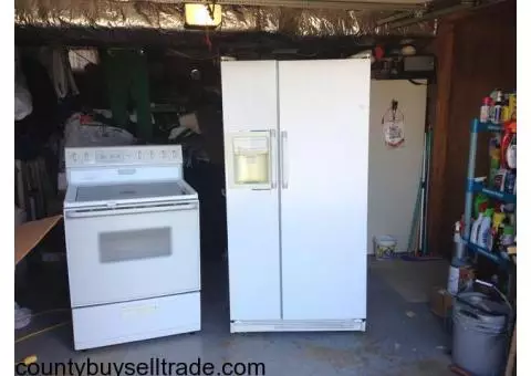 Whirlpool stove/RCA refridgerator