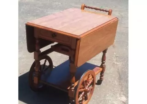 Drop Leaf Serving Cart