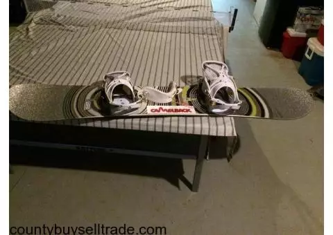 Burton like new 2010 snowboard x8