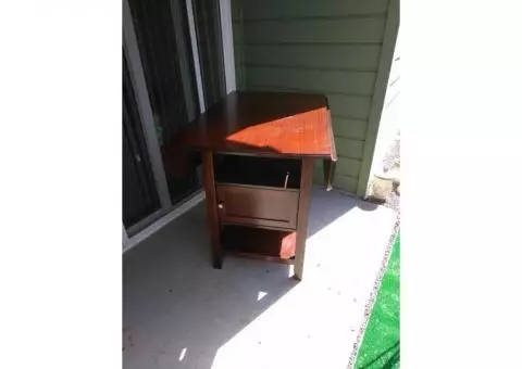 Tall drop leaf dining table