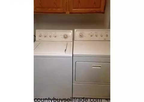 Kenmore washer and dryer