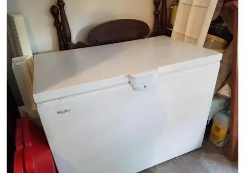 Whirlpool chest freezer