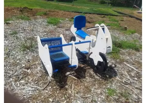 Playground Equipment (Sidewinder cycle w side car)