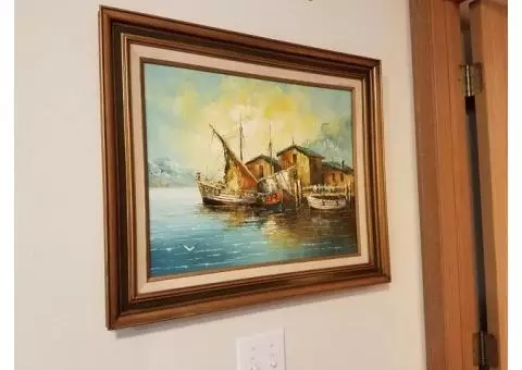 Beautifully Framed Original Oil Painting by Stirrat