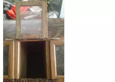 Wood Seed Bin