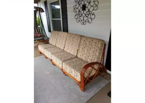 Patio couch set