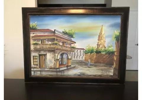 Cartagena Colombia Canvas