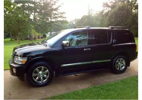 2006 Infiniti QX56 - Black exterior with tan interior