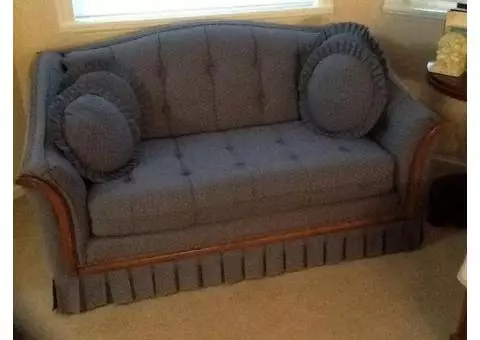 Hide a bed couch and loveseat