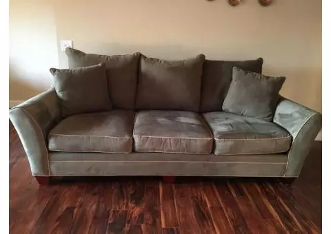 Comfortable couch set 3 seater and single seater