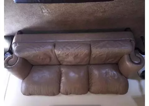 leather sofa