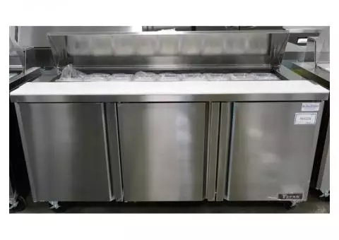 Titan Commercial Sandwich Prep Table