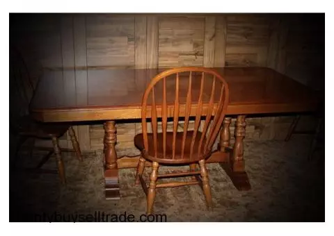 Hardwood Formal Dining Room Table