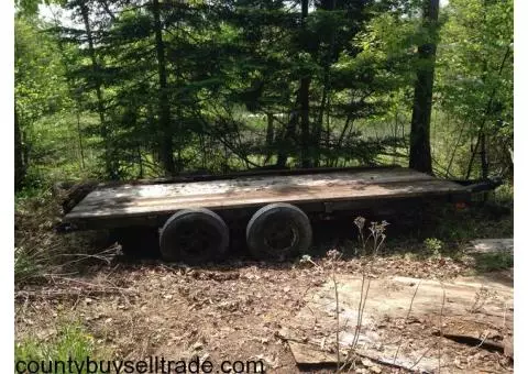 Tandem Axel Trailer-Flatbed