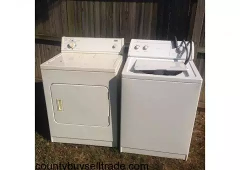 Washer and dryer