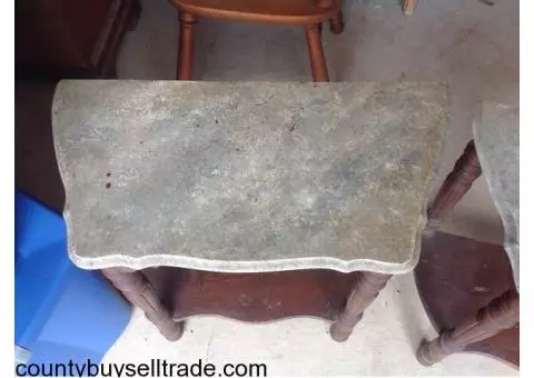 Marble Top End Tables