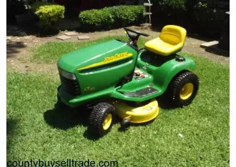 j deere riding mower 38 " 15 hp KLR