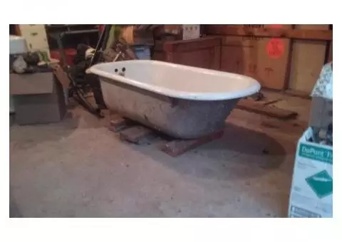 Bathroom sink and tub