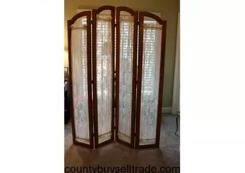 Antique Victorian Room Divider/Screen