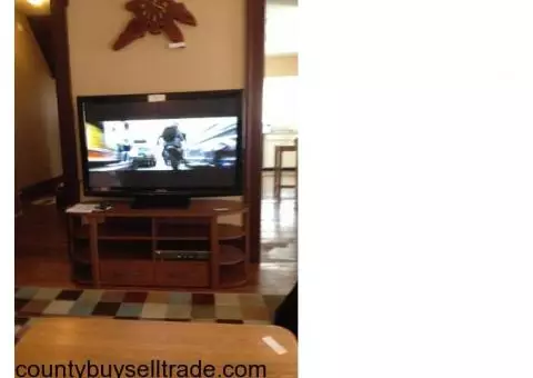 50" Panasonic TV with Stand