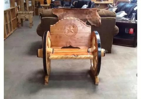 Wagon Wheel Chair