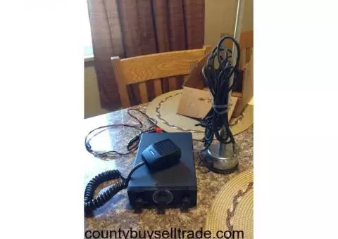 CB Radio with antenna