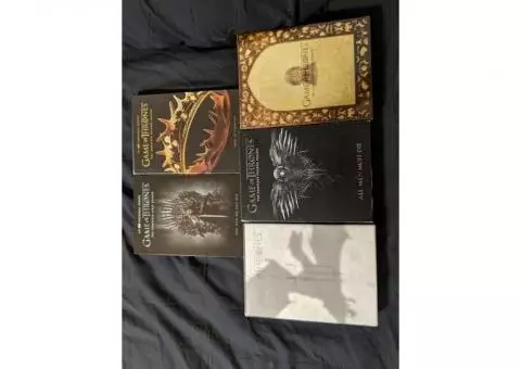 Game of Thrones DVDs seasons 1-5