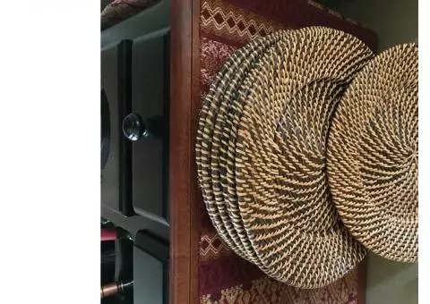 Wicker Plate Chargers