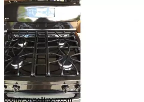 GE Profile gas range