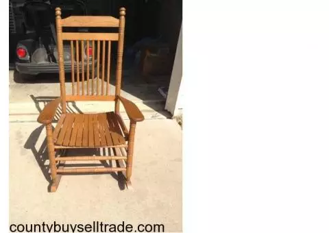 Wooden Rocking Chair