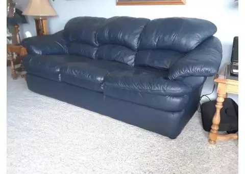 Leather couch