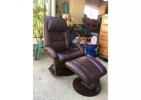 Leather Lazy Boy reclining chair for sale