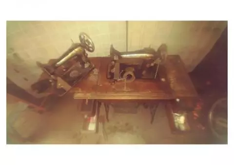 Two singer sewing machines